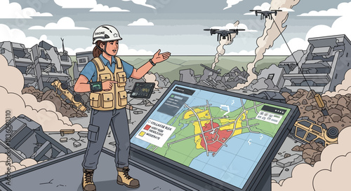 Visualizing disaster response: Drones and mapping for urban resilience assessment