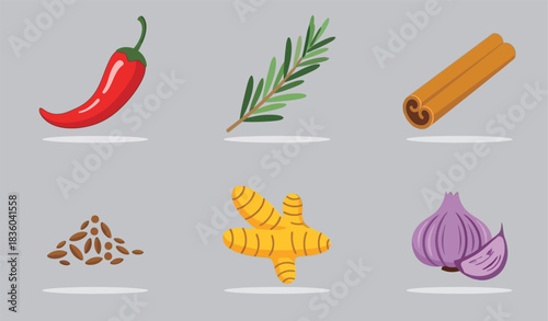 icon about kitchen spices