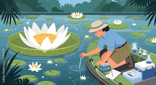 Water quality assessment in the lotus pond: An environmental study of ecology