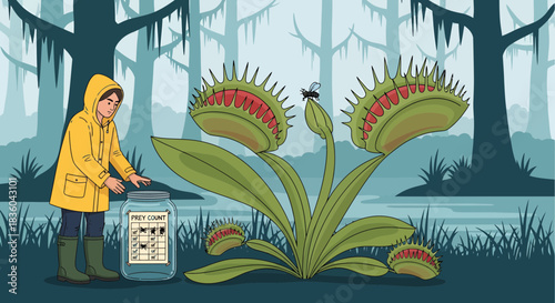 Investigating a Venus Flytrap Population: Scientific Study in a Natural Habitat