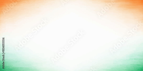 Abstract Indian flag colors background with watercolor texture