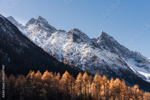 sunrise over the mountains