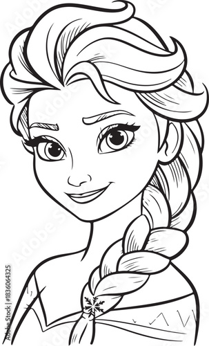 Elsa Face Icon Svg Png, Cut Ready Digital Design For Cricut Silhouette PNG, cinderella fairygodmother svg
