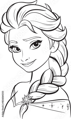 Elsa Face Icon Svg Png, Cut Ready Digital Design For Cricut Silhouette PNG, cinderella fairygodmother svg