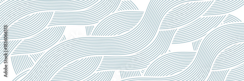 farm green banner, organic abstract background with fields. wavy green lines, natural organic products. ecology background. striped farmer green Pattern