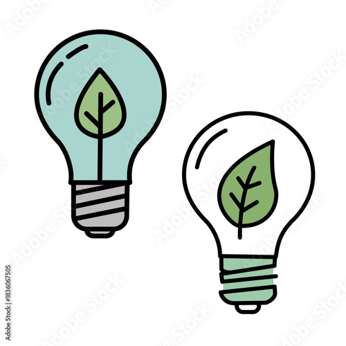 Simple Leaf Eco-Friendly Light Bulb