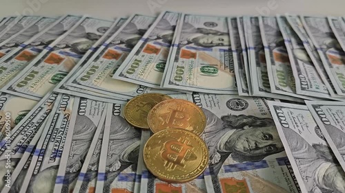 Exploring the relationship between cash and cryptocurrency in a financial display
