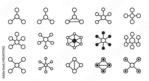 Set of linear business growth and success vector icons for personal development and progress