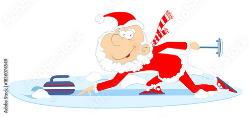 Curling clip art preview