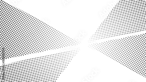 Dynamic Halftone Blast  ilustration eps 10