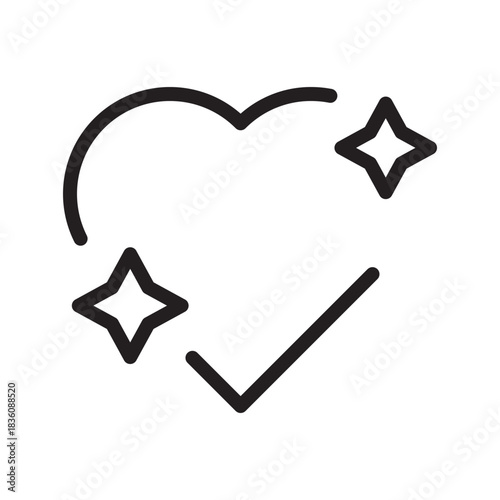 Premium Quality Heart icon set for healthcare branding, medical assurance, wellness standards and trust visuals