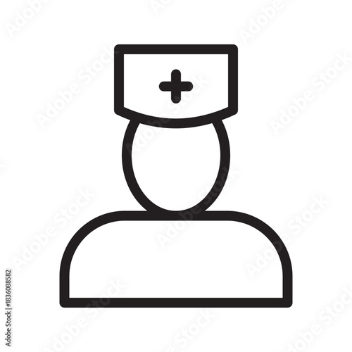 Dedicated Nurse icon collection for healthcare services, clinical support, patient care and medical workflow visuals