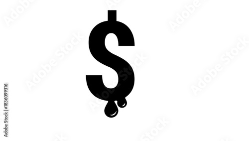 Bargain symbol black isolated silhouette