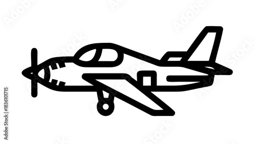 fighter airplane black and white.