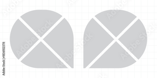 Pictures or photos frame collage layout abstract photo frames and digital photo wall template