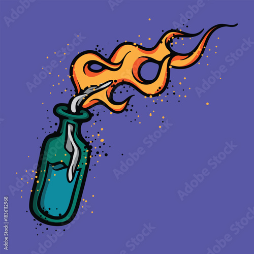 Molotov Vector Illustration