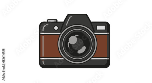 Camera Icon Capture Memories with a Classic Photography Symbol, Perfect for Digital Designs