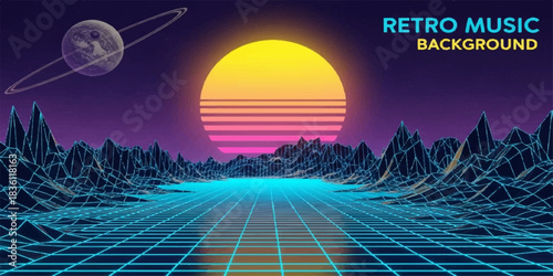 Earth and Moon planet pair, a dark sky landscape bathed in soft moonlight with distant stars and light passing through thin clouds