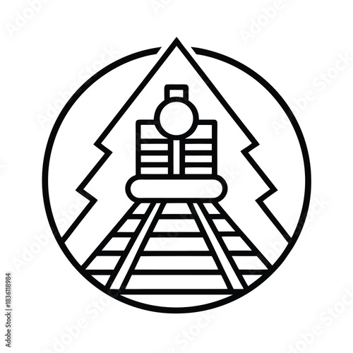 Black kanji symbol vector sign illustration design for a Hindu temple tower