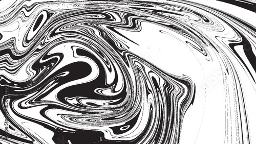 White and black marble texture vector background. Ebru art. Traditional Turkish Ebru technique