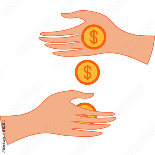 Zakat Flat Icon Design