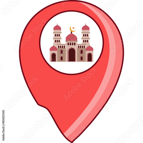 Map Flat Icon Design