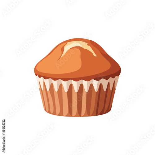 Classic Muffin Vector Illustration
