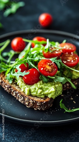 Superbe photo d'avocat et de plat