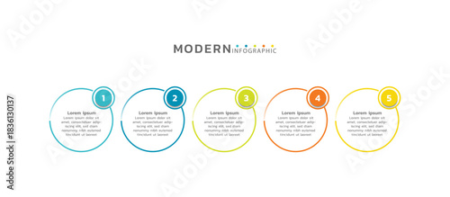 Presentation infographic business template design