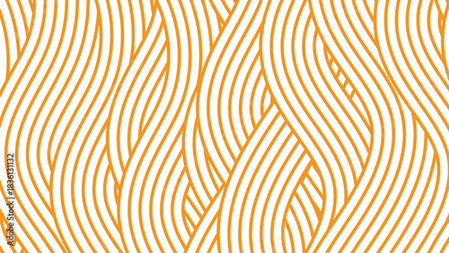 Minimal continuous line pattern featuring rhythmic curved stripes and woven visual movement, perfect for wallpaper, packaging, and creative surface design.