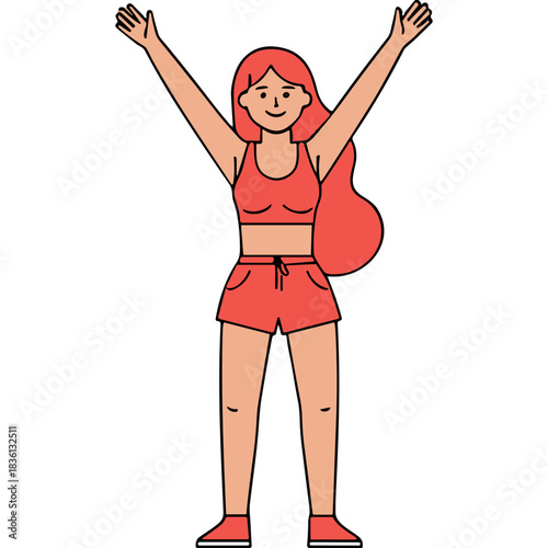 girl with a microphone