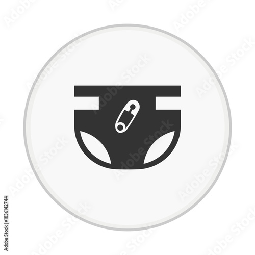 Baby Diaper Nappy Icon
