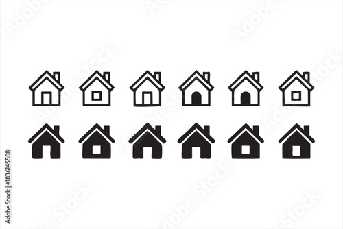Residential Property Icon Pack for Listings, Apps, and Market Platforms