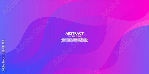 Abstract green, pink, and blue gradient background. Wave pattern design concept element. Vector eps10