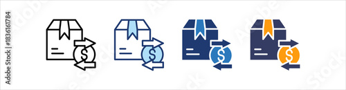 Trade Icon Set Multiple Style Collection