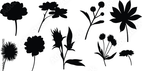 Abstract vector design with geometric shapes and text elements in cmyk color palette