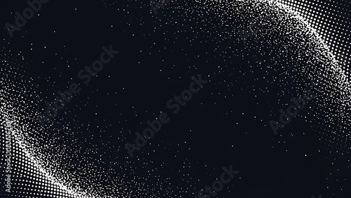 Abstract with white dots creating a halftone pattern perfect for modern designs