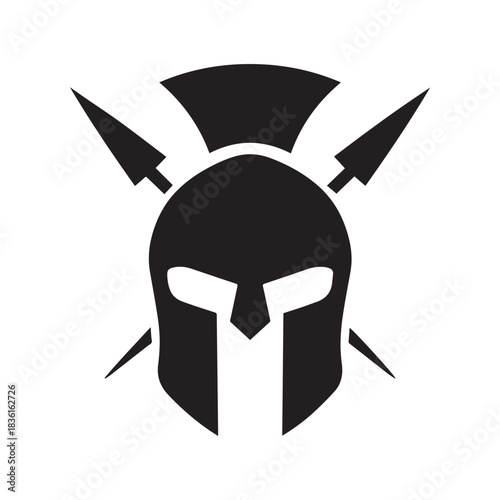 Crossed Spear Warrior Symbol Expressing Power And Discipline