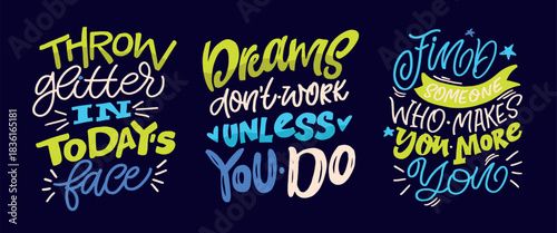 Funny hand drawn doodle lettering quote about motivation and sarcasm. Lettering for t-shirt design, mug print, bag print, clothes fashion. 100% hand drawn vector image.
