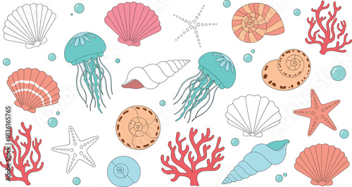 Cozy Home Gardening Vector Illustration of a Woman Watering Potted Plants, Seedlings, Lavender, and Cactus on Shelves, Featuring a Sleeping Cat, Ideal for Indoor Hobby Graphics and Lifestyle