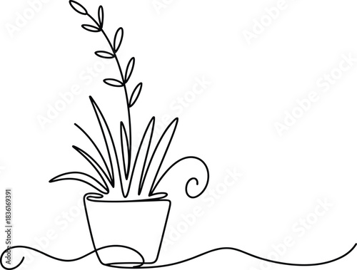 Hot coffee cup vector illustration with flower and leaf design