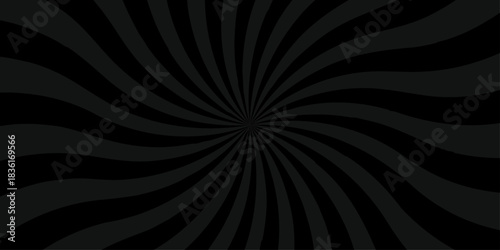 Sunburst beam light vintage shine and graphic summer explosion pattern. black and gray bright sunrise isolated glow striped texture background.	