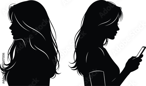 Children silhouettes playing under a large tree in a field of grass, happy boys and girls jumping together with butterflies flying in the sunny summer park environment, childhood concept.