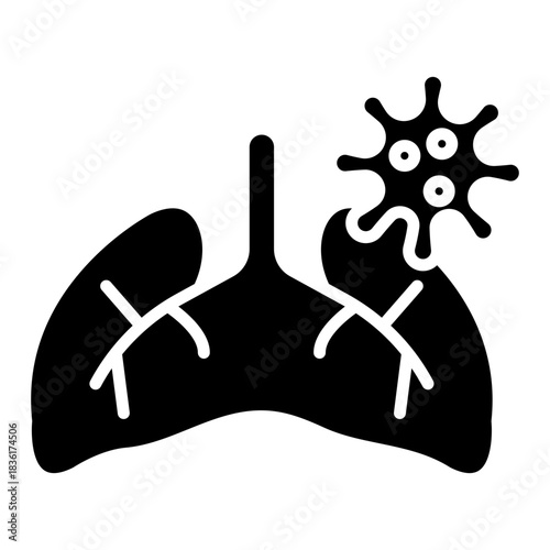 Lung Infection Vector Icon