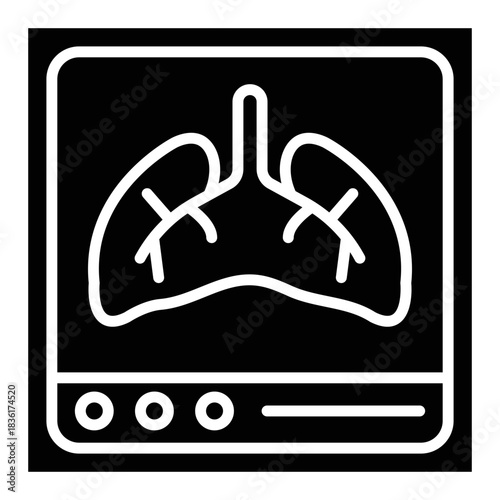 TB Screening Vector Icon