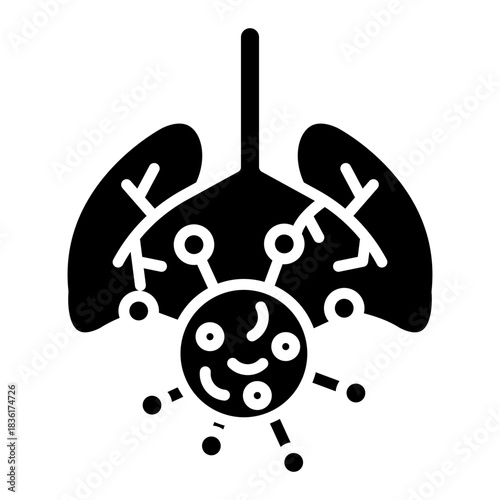 TB Pathogen Vector Icon