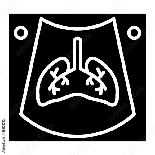 TB Screening Process Vector Icon