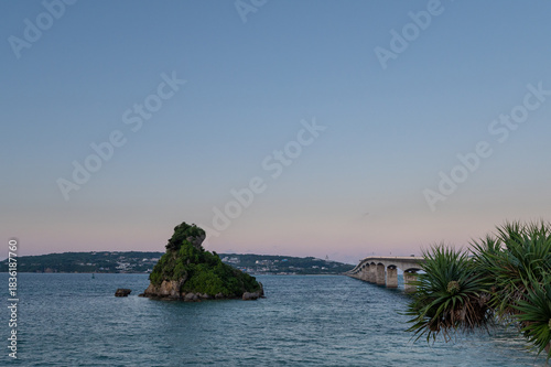 Kouri bridge landscape, Okinawa, Japan 1