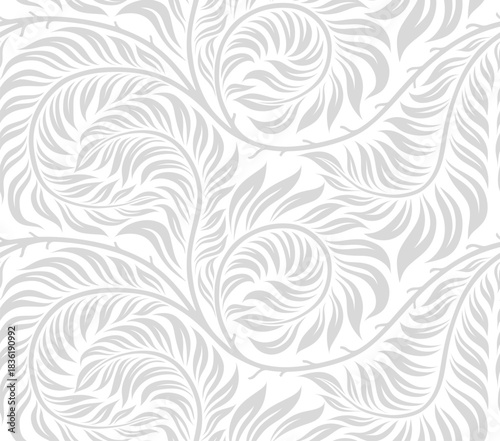Abstract floral palm leaf seamless pattern. leaves pattern, leaf pattern, floral pattern.