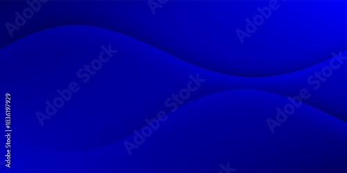 Smooth blue abstract vector background with soft gradient curves. absract blue wave background. eps 10